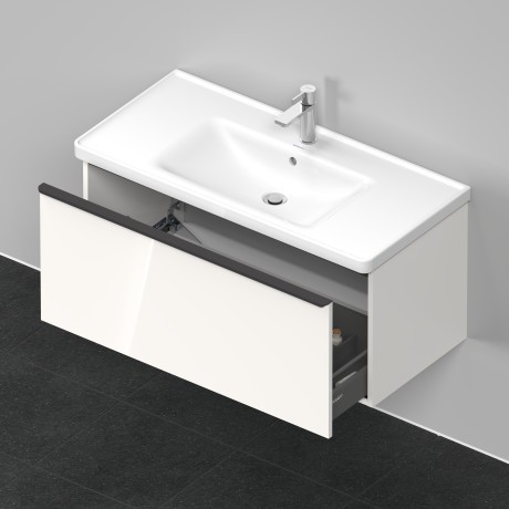 Duravit тумба подвесная под раковину 984 мм х 452 мм, d-neo, de425602222 цвет: белый глянцевый