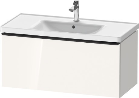 Duravit тумба подвесная под раковину 984 мм х 452 мм, d-neo, de425602222 цвет: белый глянцевый