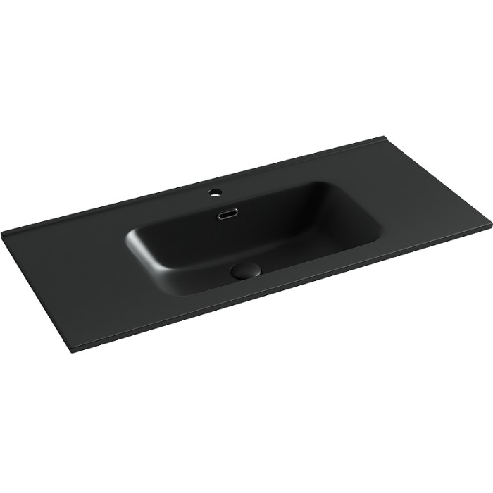 Ceramicanova раковина накладная element, cn7003mb цвет: черный