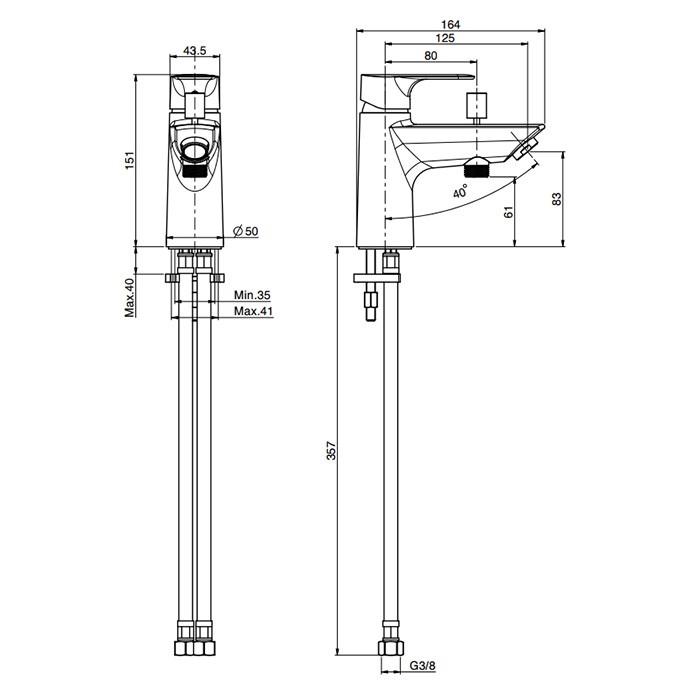 Fima Carlo Frattini смеситель для ванны, на 1 отв., с переключателем потоков, serie 22, хром арт. f3834/9cr