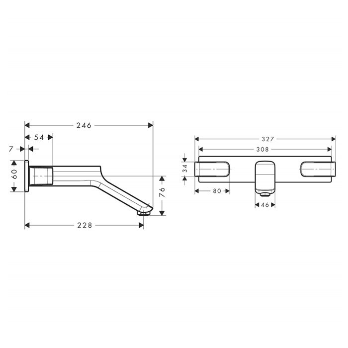 AXOR смеситель для раковины, Urquiola, хром арт. 11043000