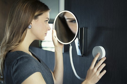 Keuco косметическое зеркало с подсветкой, ilook move, хром арт. 17612 019000