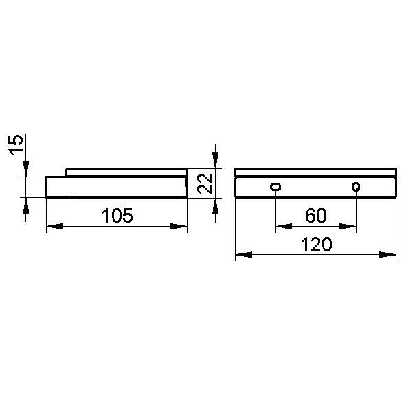 Keuco полочка для мыла, edition 11, хром арт. 11155 019000