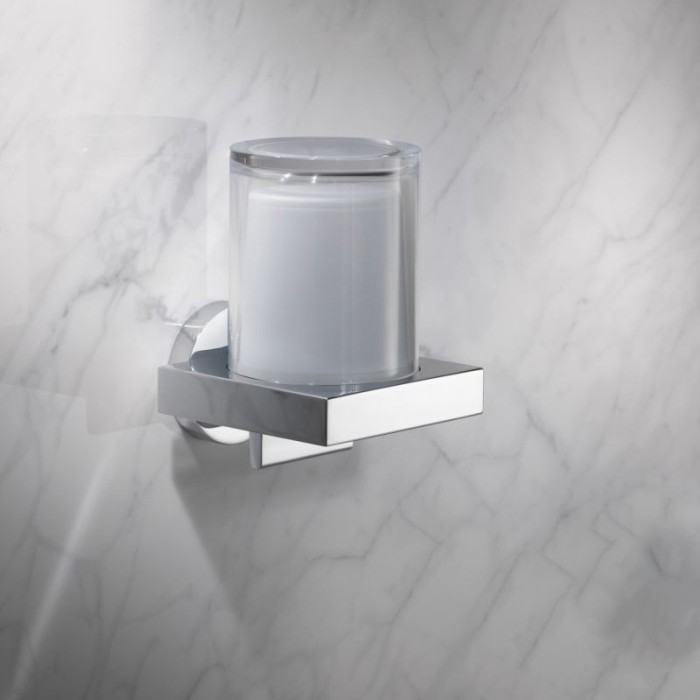 Keuco съёмный стакан для дозатора запчасть, edition 90, gres pietra grey opaco арт. 19052 009000