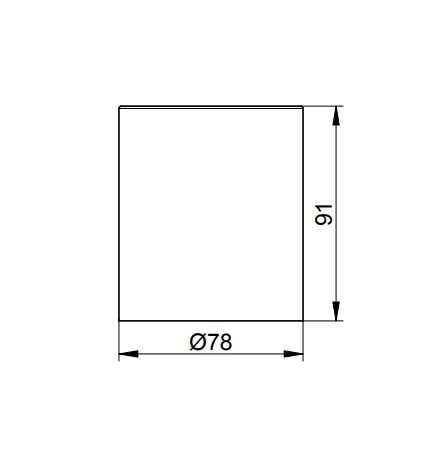 Keuco съёмный стакан для дозатора запчасть, edition 90, gres pietra grey opaco арт. 19052 009000