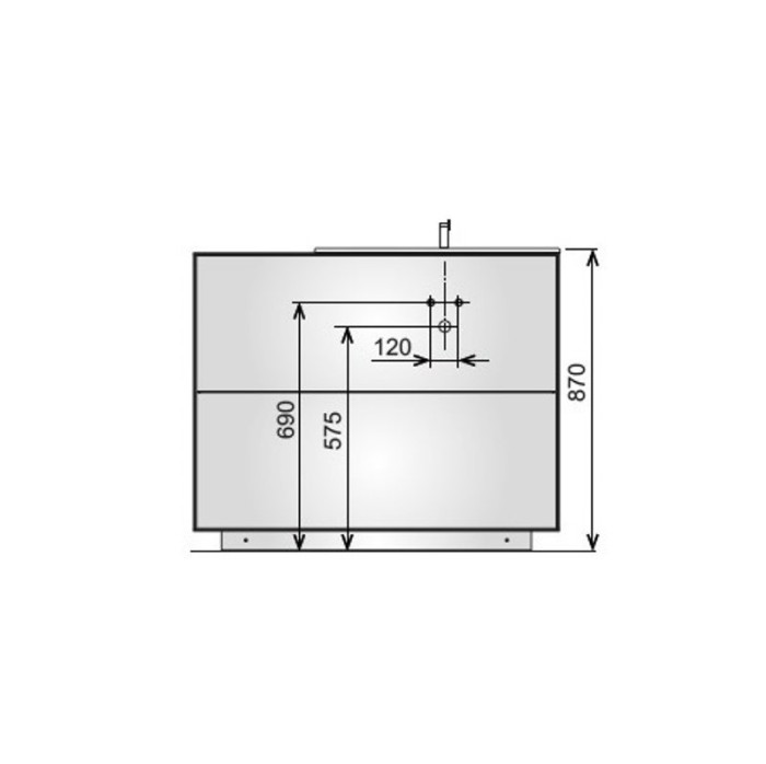 Keuco напольная тумба под умывальник, 1050х 800х535 мм отверстие справа 2 ящика фасад из венецианского дуба, edition lignatur, арт. 33341 750213