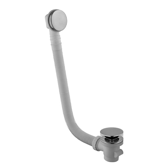 Fima Carlo Frattini слив-перелив для ванны, с донным клапаном click clack complementi bagno, хром арт. f2003cr