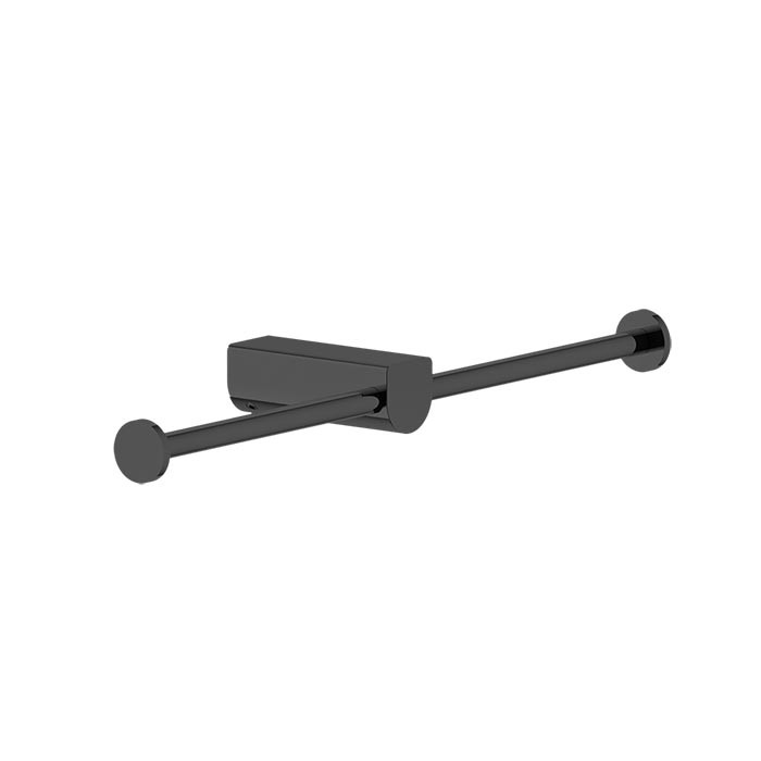 Gessi Двойной держатель туалетной бумаги, подвесной, Rilievo, 59415#299 цвет: nero xl