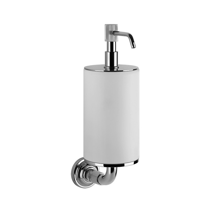 Gessi Дозатор для жидкого мыла подвесной, Venti20, 65413#031 цвет: белый, фурнитура хром
