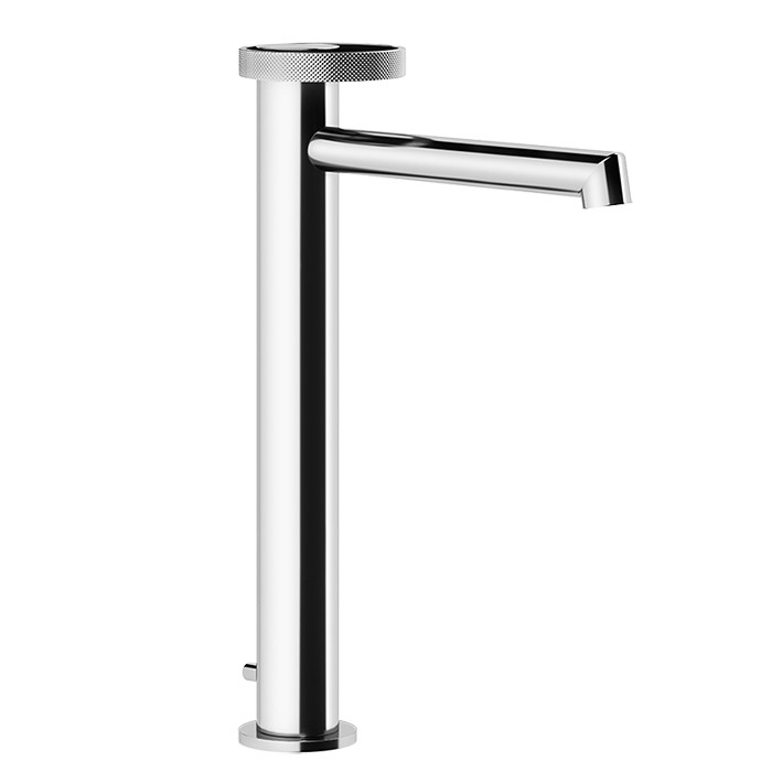Gessi Смеситель для раковины высокий с длинным изливом, с донным клапаном, Anello, 63305#031 цвет: хром