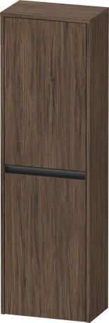 Duravit средний шкаф с двумя дверцами петли слева 240 мм х 400 мм х 1320 мм, ketho.2, k21319l21210000 цвет: орех темный