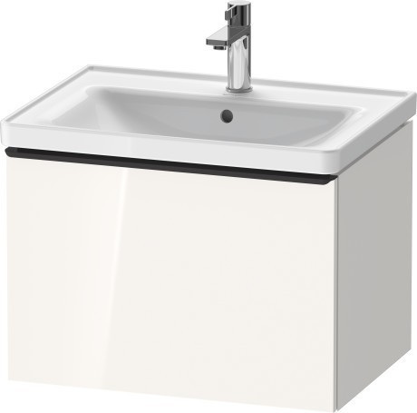 Duravit тумба подвесная под раковину 634 мм х 452 мм, d-neo, de425402222 цвет: белый глянцевый