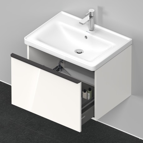 Duravit тумба подвесная под раковину 634 мм х 452 мм, d-neo, de425402222 цвет: белый глянцевый