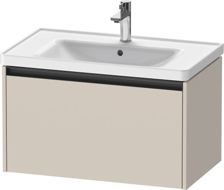 Duravit тумба подвесная под раковину 455 мм х 784 мм х 440 мм, ketho.2, k25083083830000 цвет: серо-коричневый суперматовый