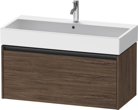 Duravit тумба подвесная под раковину 460 мм х 984 мм х 440 мм, ketho.2, k25078021210000 цвет: орех темный