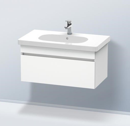 Duravit тумбочка подвесная под раковину с 1 выдвижным ящиком, durastyle, ds638401818 цвет: gres pietra grey opaco