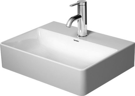 Duravit раковина встраиваемая сверху dura square 45х35см, durasquare, 0732450071 цвет: белый