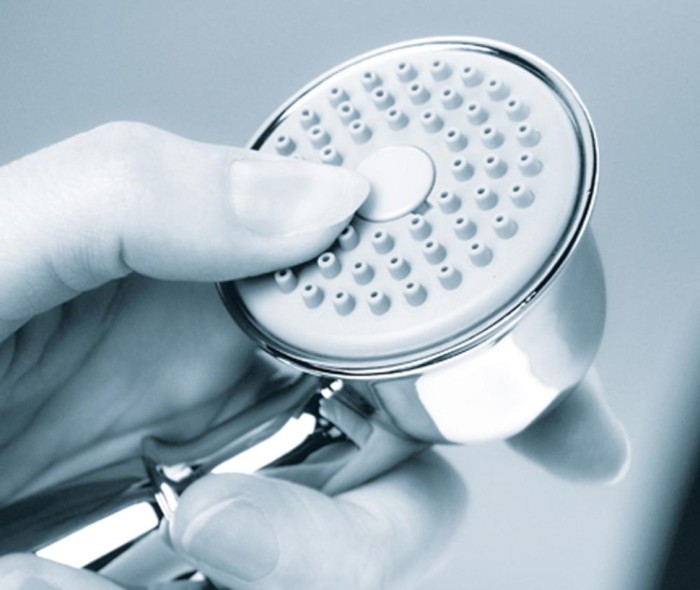 Bossini лейка для душа gom моноструя, retro, хром арт. b01510.030