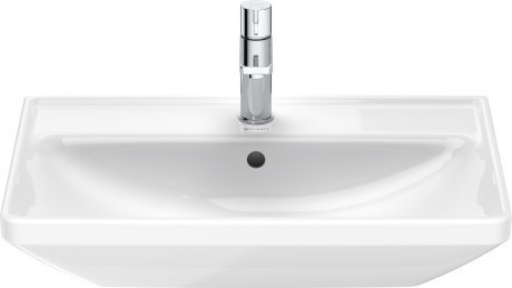 Duravit раковина подвесная 650 мм х 440 мм, с переливом, с отверстием под смеситель, d-neo, 2366650000 цвет: белый