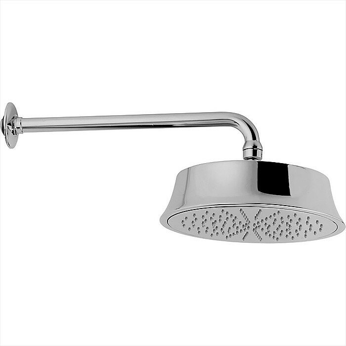 Cisal верхний душ d220 мм с настенным держателем l270 мм ds01327021 shower, цвет: хром
