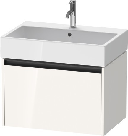 Duravit тумба подвесная под раковину 460 мм х 684 мм х 440 мм, ketho.2, k25076022220000 цвет: белый глянцевый