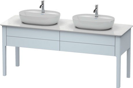 Duravit тумба напольная под столешницу, luv, lu9562b9797 цвет: светло-голубой