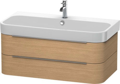 Duravit тумба подвесная под раковину, happy d.2, h2 6366 52 цвет: дуб европейский