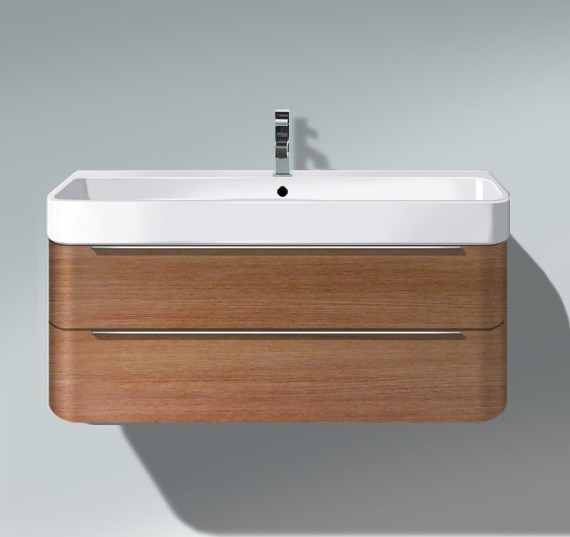 Duravit тумба подвесная под раковину, happy d.2, h2 6366 52 цвет: дуб европейский