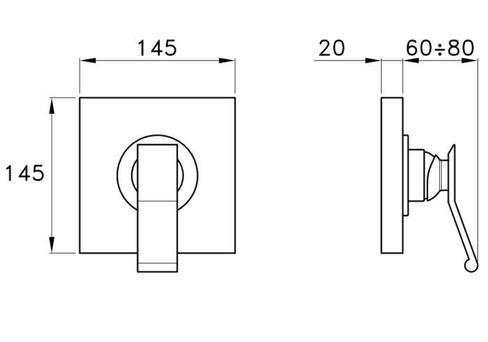 Stella смеситель для душа, casanova, золото арт. cs01410au00