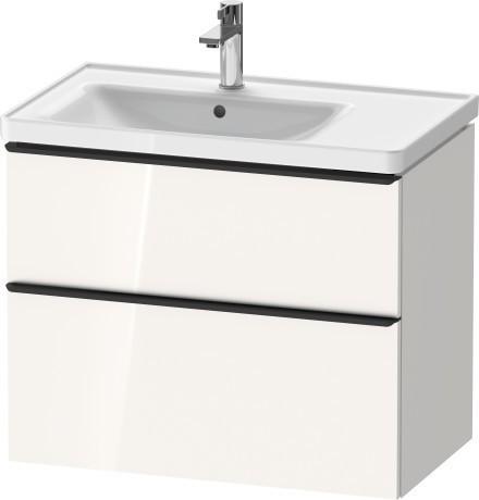 Duravit тумба подвесная под раковину 784 мм х 452 мм, d-neo, de435702222 цвет: белый глянцевый