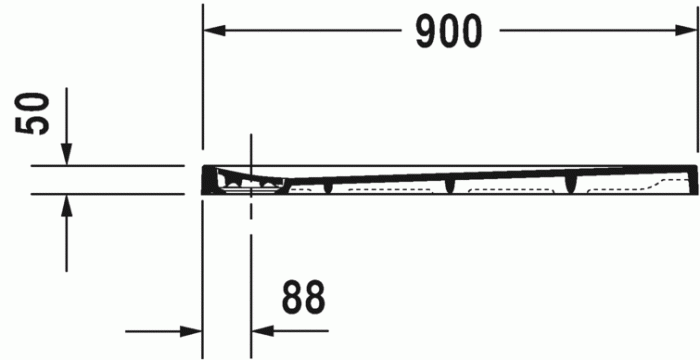 Duravit душевой поддон 900 мм х 900 мм, stonetto, 720146180000000 цвет: бетон