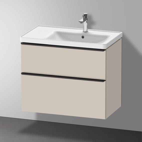 Duravit тумба подвесная под раковину 784 мм х 452 мм, d-neo, de435809191 цвет: серо-коричневый матовый