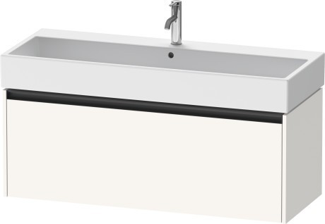 Duravit тумба подвесная под раковину 460 мм х 1184 мм х 440 мм, ketho.2, k25079084840000 цвет: белый суперматовый
