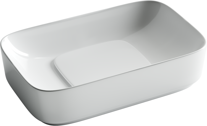 Ceramicanova раковина накладная element, cn5021 цвет: белый