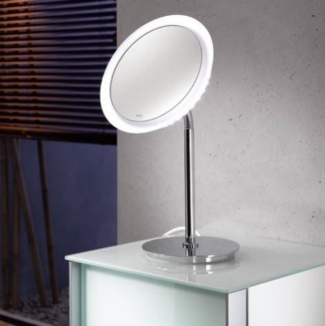 Keuco косметическое зеркало с подсветкой с подсветкой, kosmetikspiegel, хром арт. 17606 019000