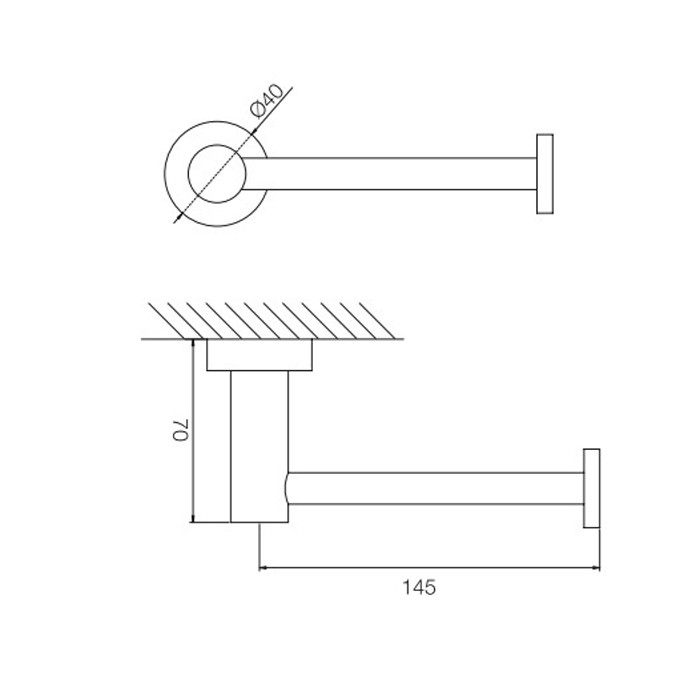 Fima Carlo Frattini держатель для туалетной бумаги, подвесной, rotola, хром арт. f6005/1cr
