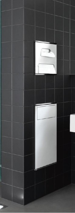 Keuco модуль для умывальника №3 integral петли справаалюминий лак, plan integral, хром арт. 44977 011702