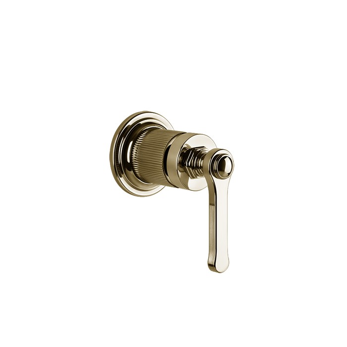 Gessi Смеситель встраиваемый, однорычажный, внешняя часть, Venti20, 65131#710 цвет: brass pvd