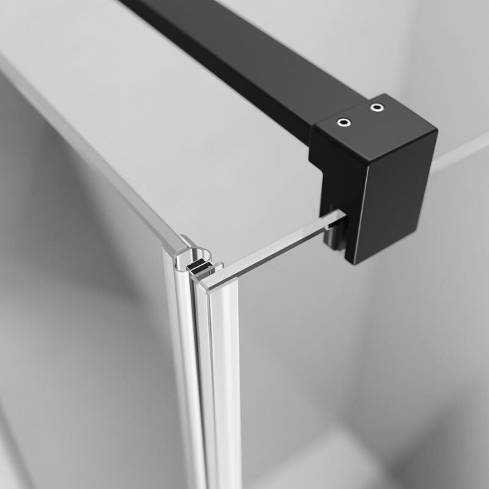 Radaway душевая дверь black kdj i 90 r профиль черный стекло прозрачное, Nes - 10022090-54-01R