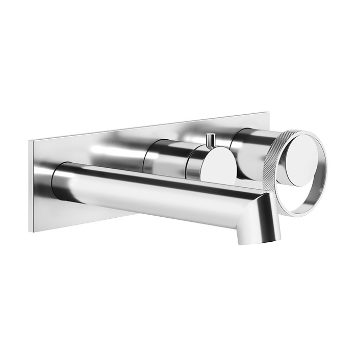 Gessi Встраиваемый однорычажный смеситель на 2 выхода с перекл. и изливом, Anello, 63341#031 цвет: хром