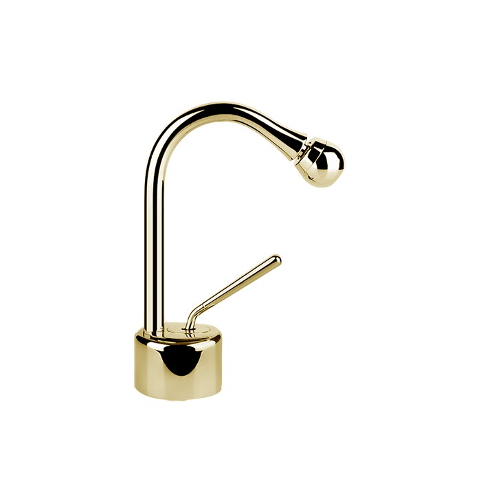 Gessi Смеситель для биде, на 1 отв., Goccia, 33807#080 цвет: gold ccp