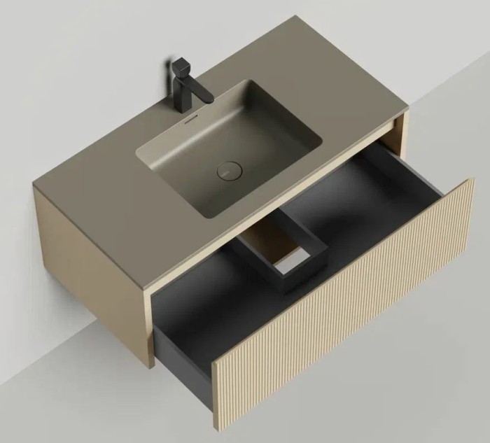 Salini подвесная тумба 1000, domino, 27d110onf цвет: бежевый