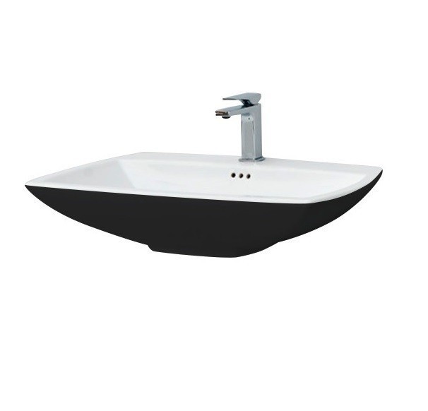 ArtCeram раковина для ванной комнаты, jzl004 01 50 jazz цвет: черный