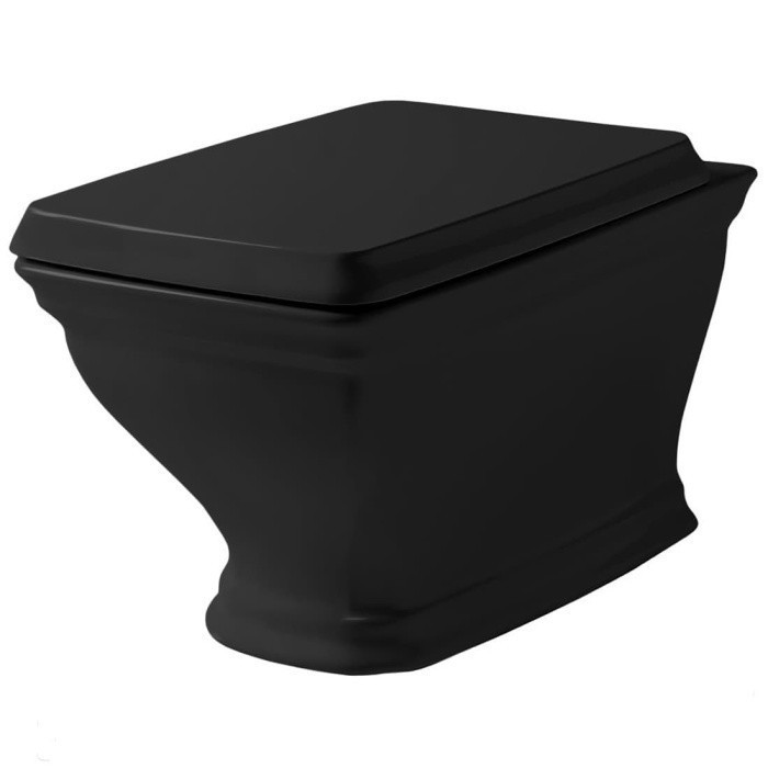 ArtCeram сиденье с крышкой для унитаза, cia010 03 71 civitas цвет: черный глянцевый