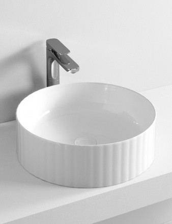 ArtCeram раковина (накладная), osl010 01 00 millerighe цвет: белый глянцевый