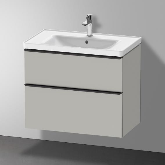 Duravit тумба подвесная под раковину 784 мм х 452 мм, d-neo, de435500707 цвет: бетонно-серый матовый