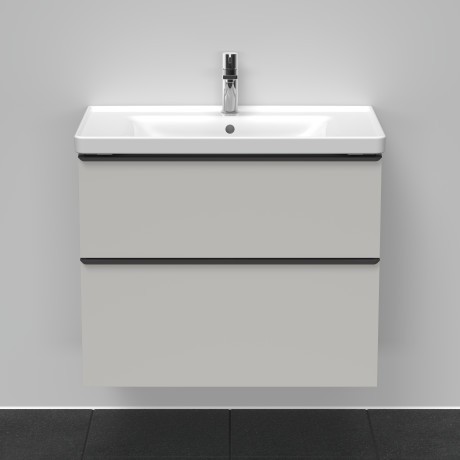 Duravit тумба подвесная под раковину 784 мм х 452 мм, d-neo, de435500707 цвет: бетонно-серый матовый