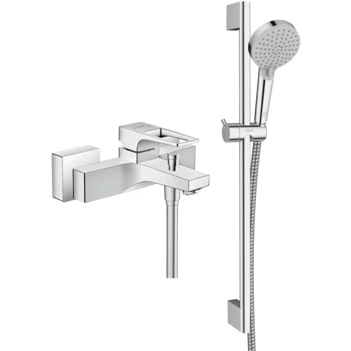 Hansgrohe смеситель для ванны, Metropol, хром арт. SET/74540000/26275000