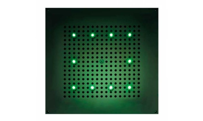 Bossini верхний душ с rgb хромотерапией, dream, хром арт. h37456.030
