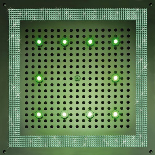 Bossini верхний душ с rgb хромотерапией, dream, хром арт. h37456.030